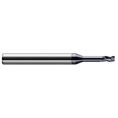 Miniature End Mill - 4 Flute - Corner Radius